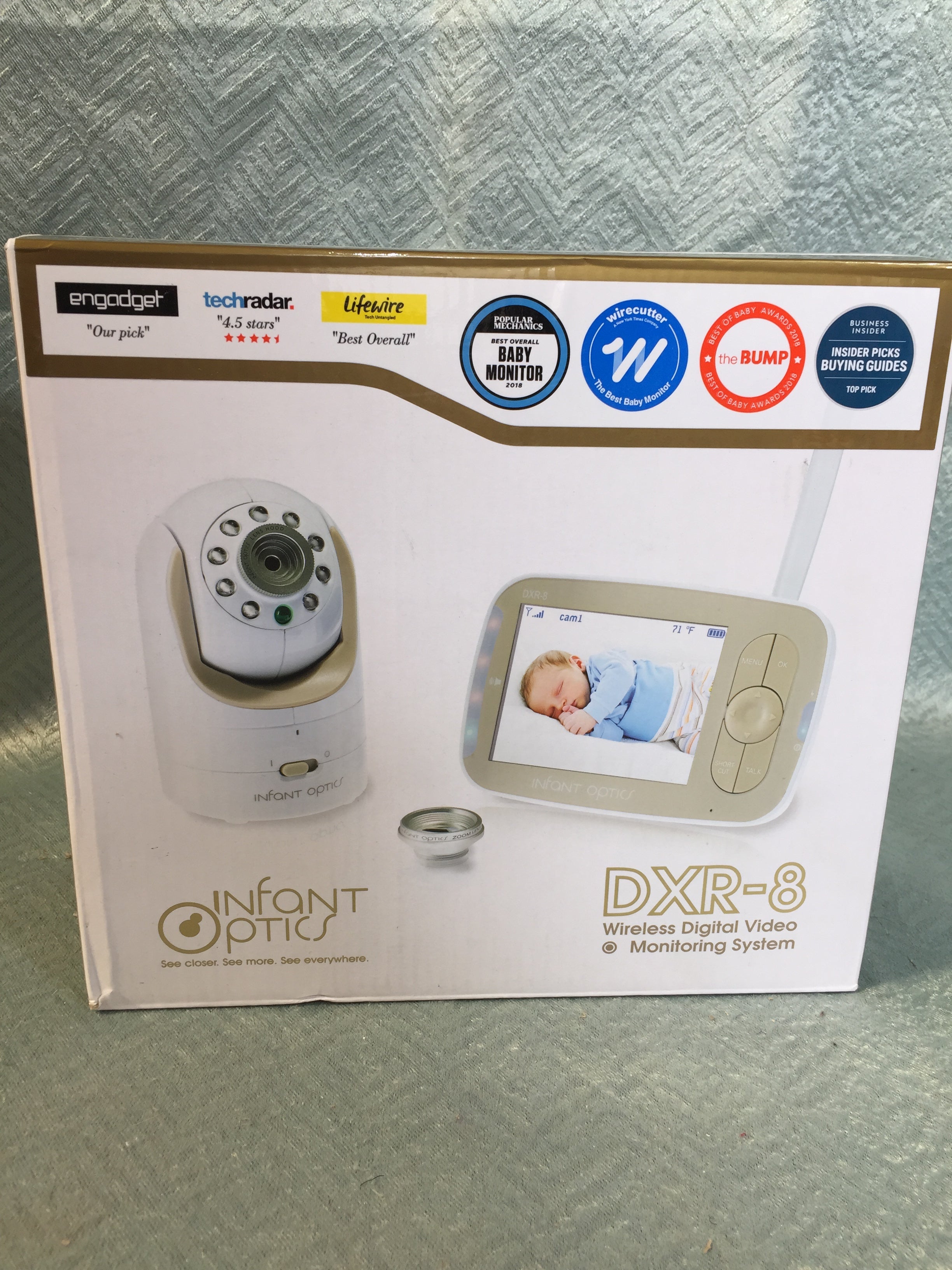 Infant Optics DXR-8 Video Baby Monitor with Optical Lens - OPEN BOX (7615023317230)